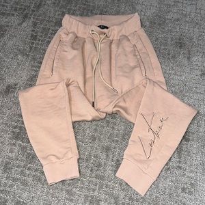 The Couture Club Signature Essential Joggers- “beige”